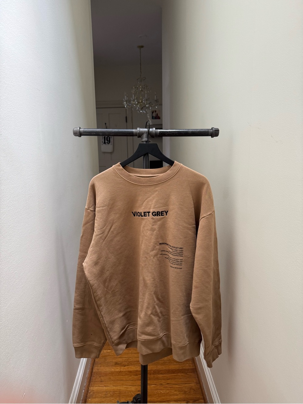 Violet Grey Branded Crewneck Sweatshirt RARE